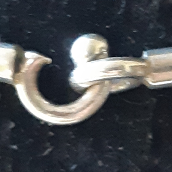 Sterling and Natural Stone Choker - Picture 2 of 4